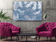 Obraz Lietajúce biele pierka 2011